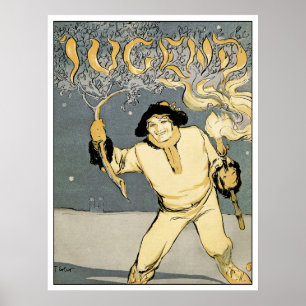 Poster Magazine d'Art Jugend - Art Nouveau - Jugenstil