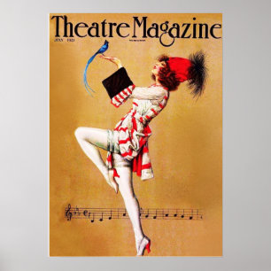 POSTER MAGAZINE DE THÉÂTRE
