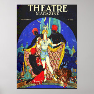 POSTER MAGAZINE DE THÉÂTRE
