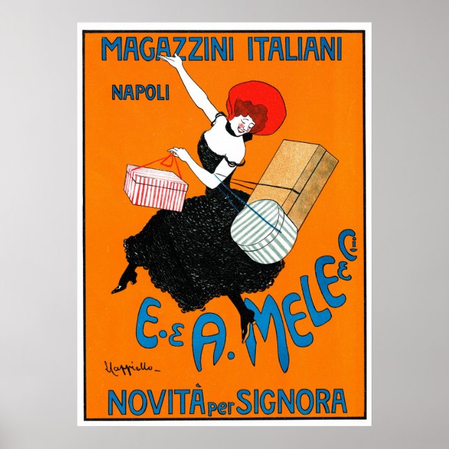 Poster Magazzini Italini 1904 ~ Vintage (Devant)