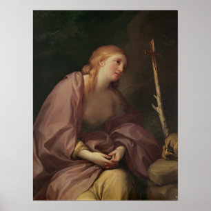 Poster Magdalene contrite   c.1765 (huile sur la toile)