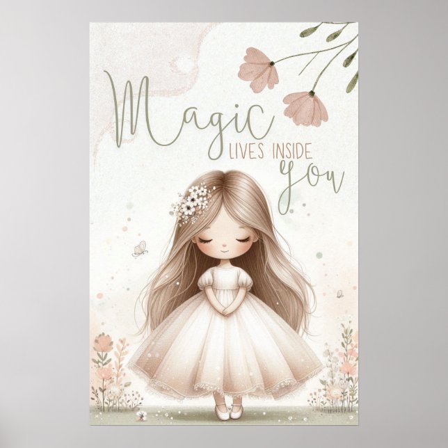 Poster Magic lives inside you (Devant)