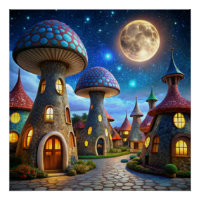 Magic Mushroom World : 4K Ultra-réaliste moderne