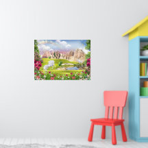 Magical Unicorn Kingdom - Imaginaire Castle Paysag