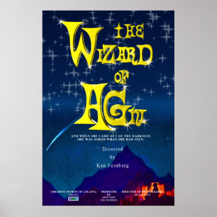 Poster Magicien de CSA d'affiche de film d'Agni 27X40