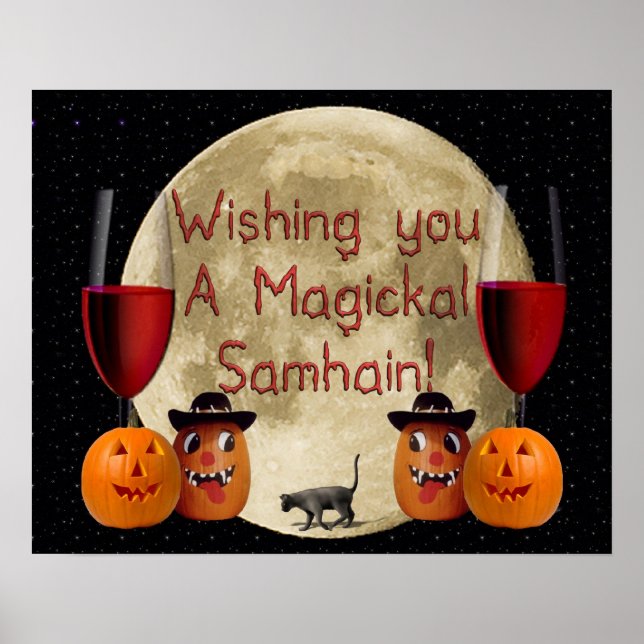 Poster Magickal Samhain (Devant)