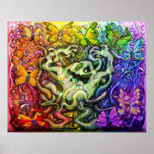 Poster Magie de fantôme interconnectée