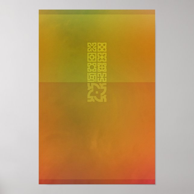 Poster Magnétisme Abstrait 02 (Devant)