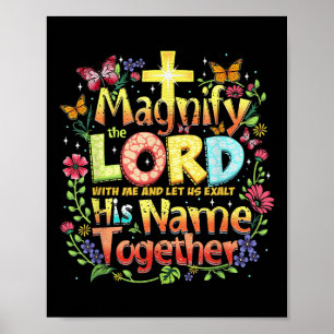 Poster Magnifier Le Seigneur Christian Vbs 2025 Christian