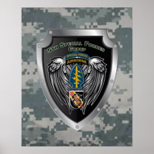 Poster Magnifique 5e Groupe des forces spéciales (aéropor