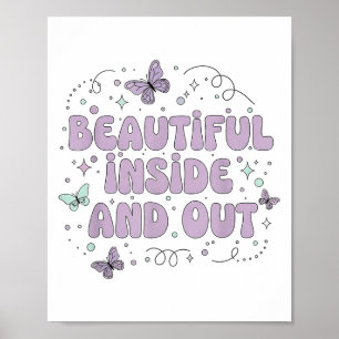 Poster Magnifique À L'Intérieur Et À L'Extérieur Mignonne