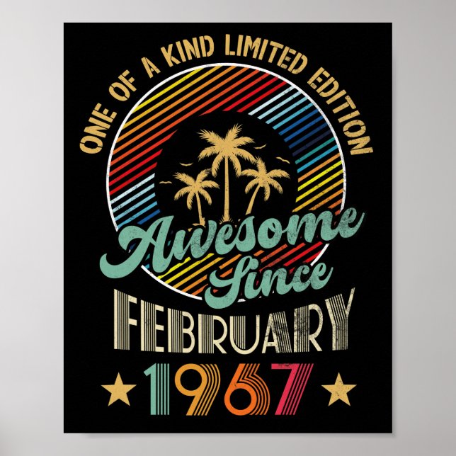 Poster Magnifique depuis février 1967 55e anniversaire Vi (Devant)