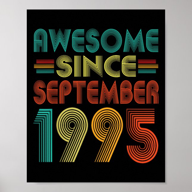 Poster Magnifique depuis septembre 1995 Années 30ème Anni (Devant)