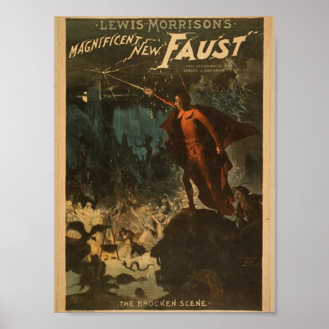 Poster Magnifique Faust (Devant)
