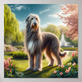 Poster magnifique Irish Wolfhound