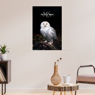 Poster Magnifique monogramme de nom personnalisé de harfa