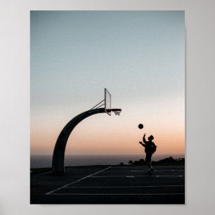 Poster Magnifique panier de basket