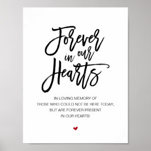 Poster Magnifique Pour Toujours Dans Nos Coeurs, Black Me