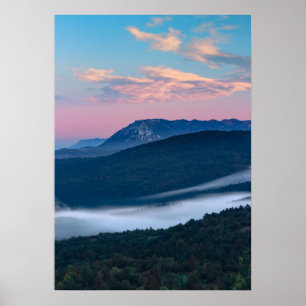 Poster Magnifique vue sur le lever de soleil sur Nanos de