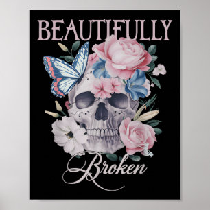 Poster Magnifiquement cassé Funny Distressed Meme Christi