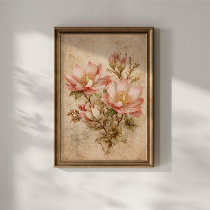 Poster Magnolia Vintage