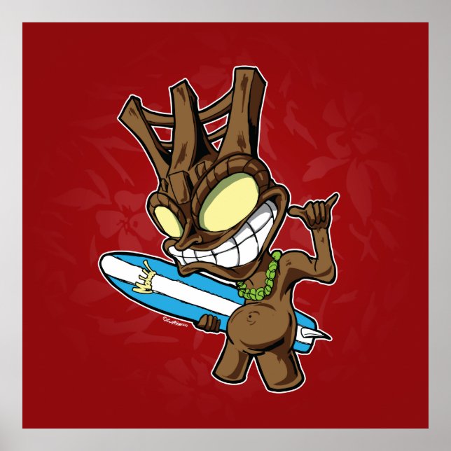 Poster Mahalo Tiki (Devant)