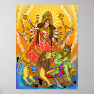 Poster Mahishasur Mardini Durga