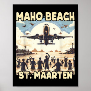 Poster Maho Beach St. Maarten