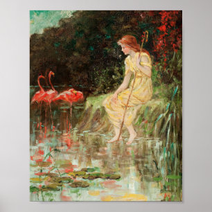 Poster Maiden aux Flamants roses   Église Frederick Stuar
