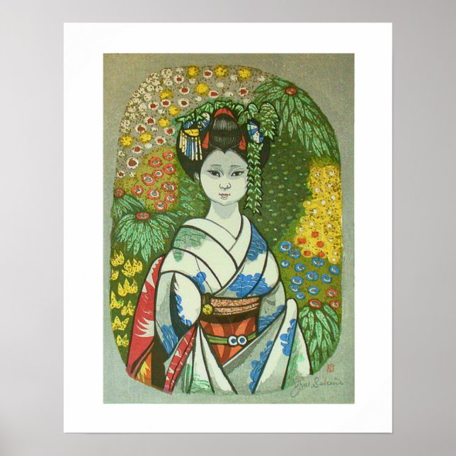 Poster Maiko Sekino Junichiro 1960 (Devant)