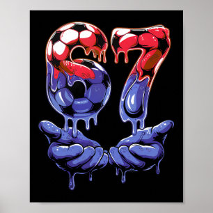 Poster Maillot de foot 67 pour garçons — T-shirt 67 pour