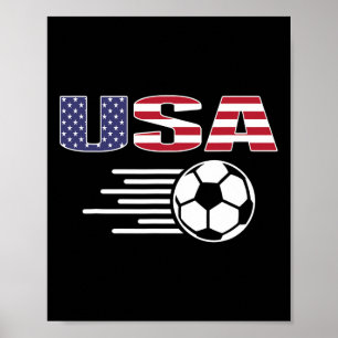 Poster Maillot de supporters de football fiers américains