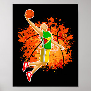 Poster Maillot National de Baseball de Guyane Slam Dunk G