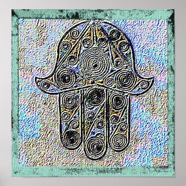 Poster Main de Fatima (Devant)