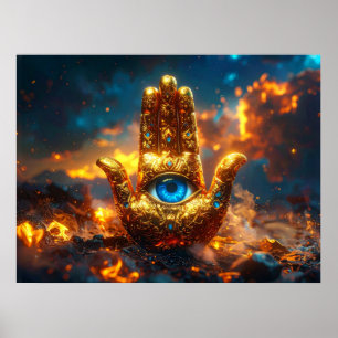 POSTER MAIN DE HAMSA - ZEN BOUDDHISME
