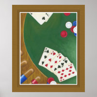 Main de Poker gagnante six à dix