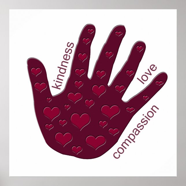 Poster Main des Coeurs (Devant)