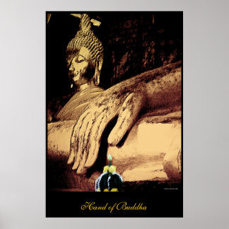 Poster Main du Bouddha