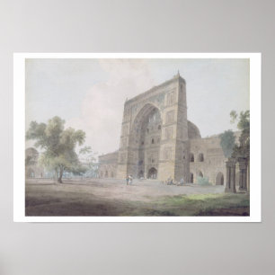 Poster Main Entrance of the Jami Mosque, Jaunpur, 1789 (w