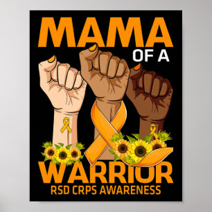 Poster Main Mama D'Un Guerrier Rsd Crps Sensibilisation S