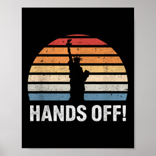 Poster Mains De La Statue De La Liberté Anti