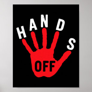 Poster Mains de Medicaid Medicare Sécurité sociale Trump