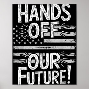 Poster Mains De Notre Futur Pro Democracy Anti Oliga