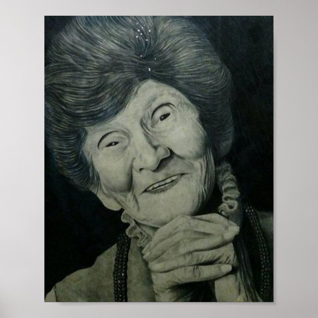 Poster Mains de prière (Devant)