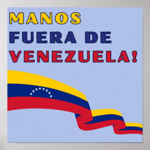 Poster Mains Loin Du Venezuela