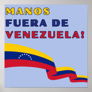 Poster Mains Loin Du Venezuela