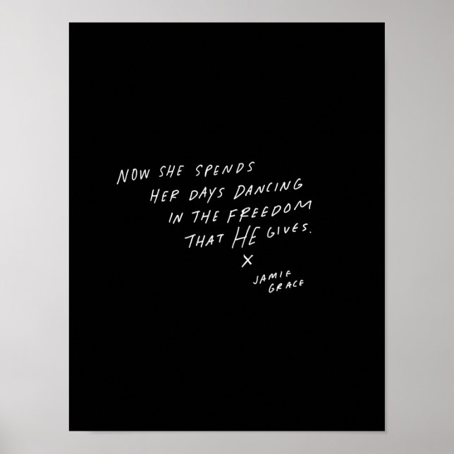 Poster Maintenant elle passe ses jours à danser (Devant)