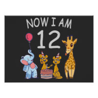 Maintenant, j'ai 12 ans 12e anniversaire au Zoo