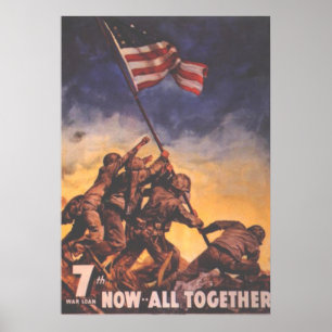Poster Maintenant, tous ensemble Marines US