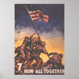 Poster Maintenant, tous ensemble Marines US